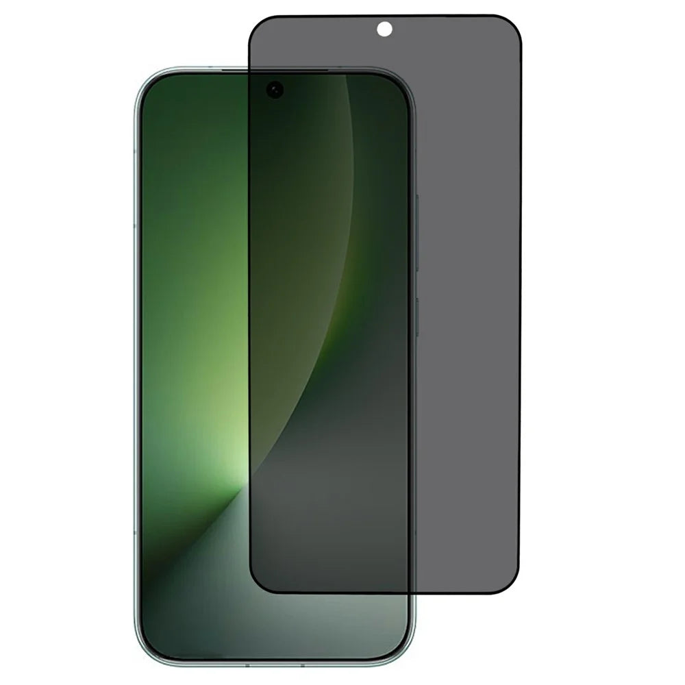 For Honor Magic8 5G Tempered Glass 180 Degree Anti-Peep Film Black Edge Full Glue Full Screen Protector with Fingerprint Unlock - 1