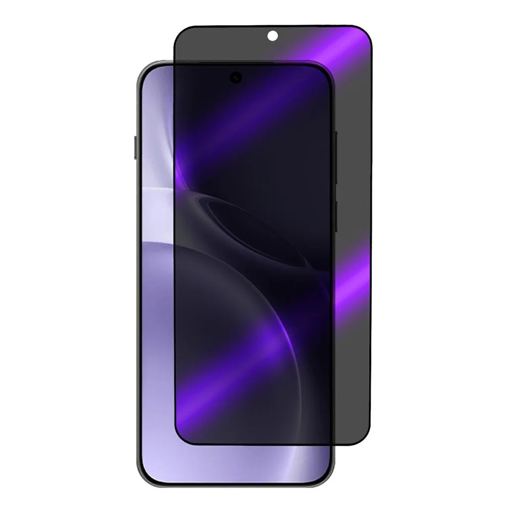 For vivo X300 Pro 5G Full Cover Privacy Screen Protector 180 Degree Anti Spy Silk Printing Anti-blue-ray Tempered Glass Film - 1