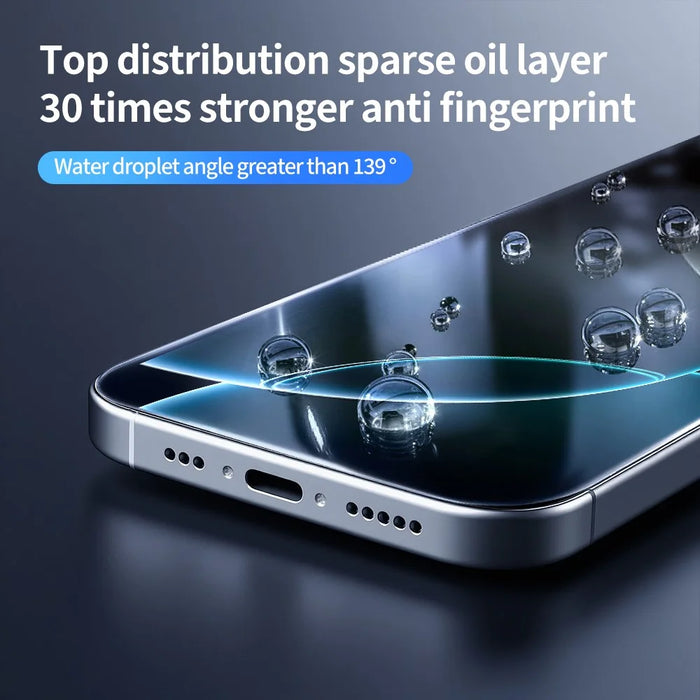 DO AS YOU WISH 5Pcs For Samsung Galaxy A05 4G  /  A05s 4G Screen Protector Silk Printing Full Glue High Aluminum-silicon Glass Film - 5