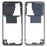 For Xiaomi Redmi Note 11 4G (Qualcomm) 2201117TG / 2201117TI / 2201117TY / 2201117TL / Redmi Note 11S 4G Middle Housing Plate Frame Replacement Part (without Logo) - Grey - 1