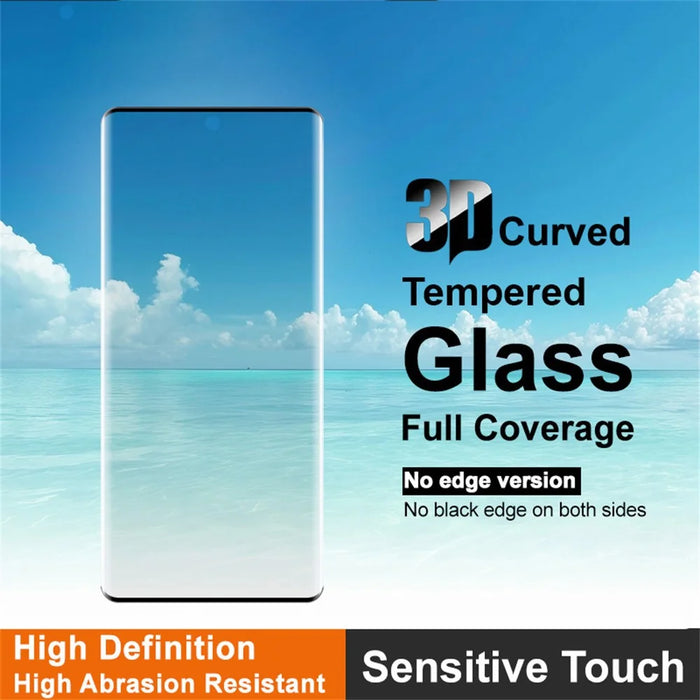 IMAK For Infinix Note 50s 5G Full Screen Protector Side Glue 3D Curved Tempered Glass Film (No Edge Version) (Fingerprint Unlock) - 3
