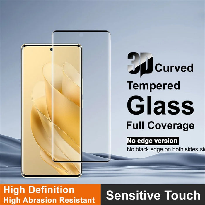 IMAK For Infinix Zero 30 4G Full Screen Protector Side Glue 3D Curved Tempered Glass Film (No Edge Version) (Fingerprint Unlock) - 3