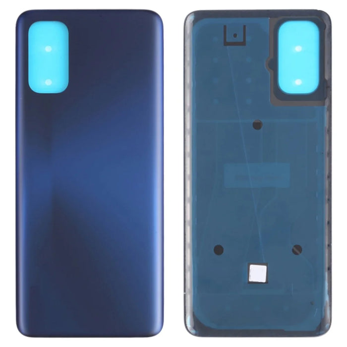 For Realme 7 Pro Battery Housing Back Cover Replacement Part - Blue - 1