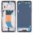 For Xiaomi Redmi K50 / K50 Pro Middle Plate Frame Repair Part (A-Side) (without Logo) - Black - 1