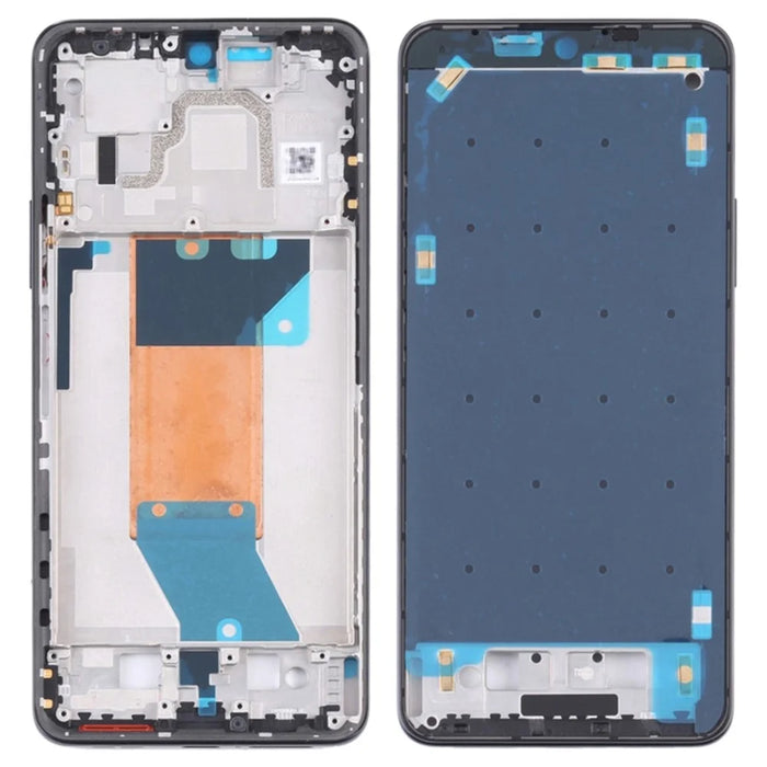 For Xiaomi Redmi K50 / K50 Pro Middle Plate Frame Repair Part (A-Side) (without Logo) - Black - 1