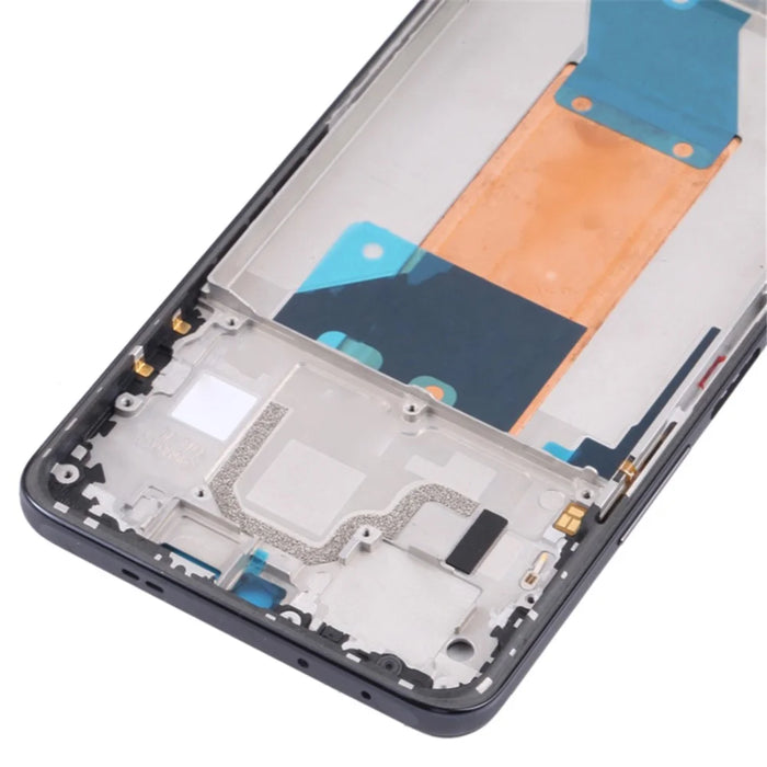 For Xiaomi Redmi K50 / K50 Pro Middle Plate Frame Repair Part (A-Side) (without Logo) - Black - 4