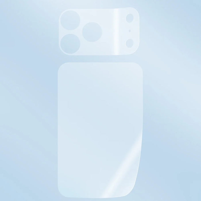RURIHAI 10 Sets For iPhone 17 Pro Max Full Coverage Matte PET Protective Film Camera Lens Protector + Phone Back Cover Film - 3