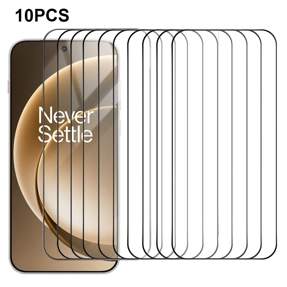RURIHAI 10Pcs For OnePlus 15 5G Full Glue High Aluminium-Silicon Glass Film 0.26mm 2.5D Full Screen Protector - 1