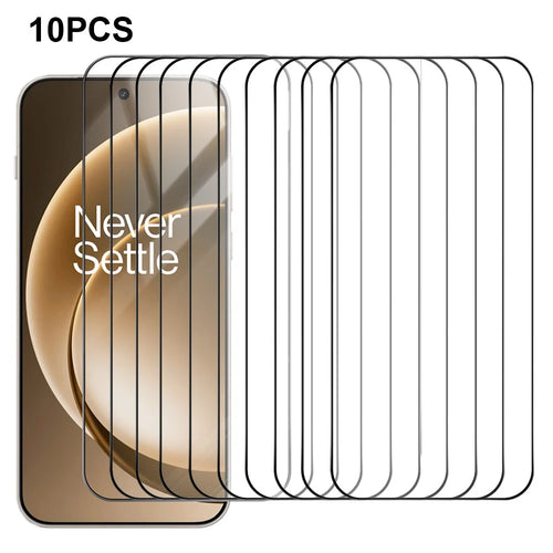 RURIHAI 10Pcs For OnePlus 15 5G Full Glue High Aluminium-Silicon Glass Film 0.26mm 2.5D Full Screen Protector - 1