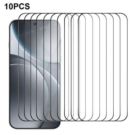RURIHAI 10Pcs For Oppo Find X9 Pro 5G Full Glue High Aluminium-Silicon Glass Film 0.26mm 2.5D Full Screen Protector - 1