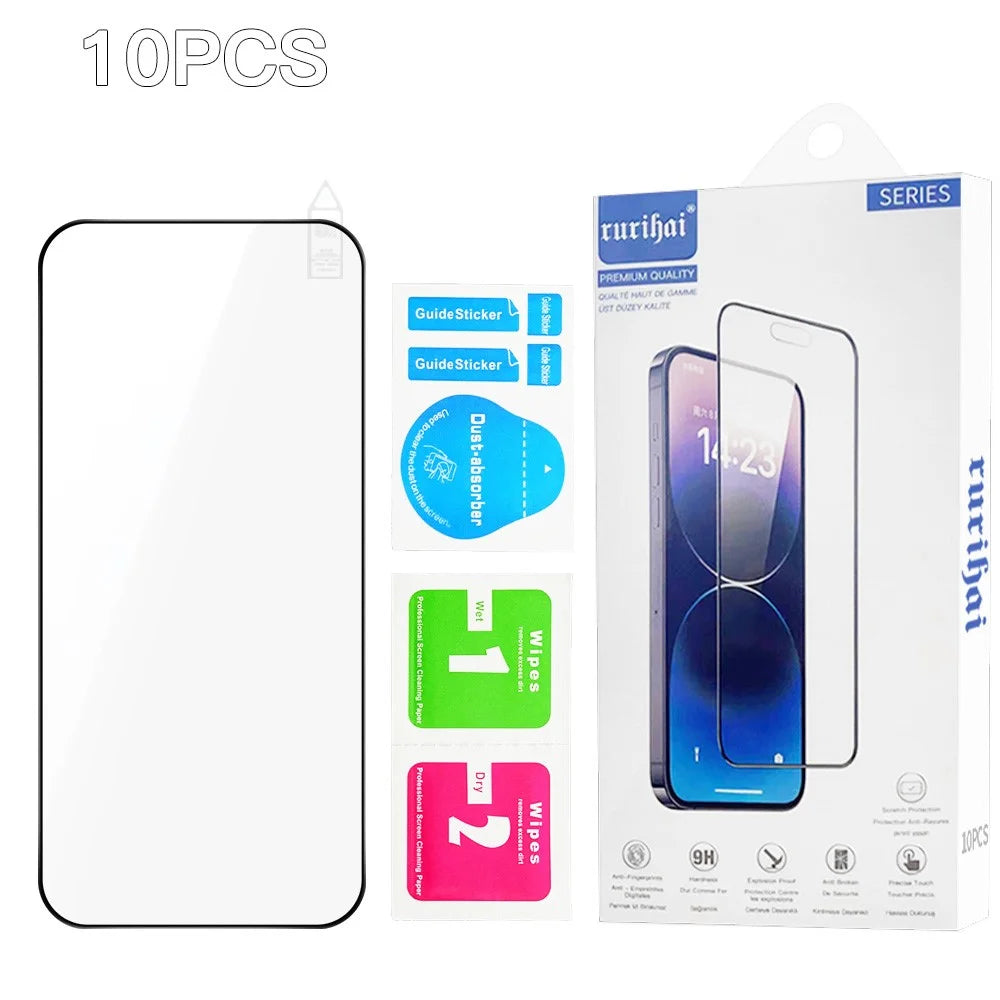 RURIHAI 10Pcs For Honor Magic8 5G Full Glue High Aluminium-Silicon Glass Film 0.26mm 2.5D Full Screen Protector - 7