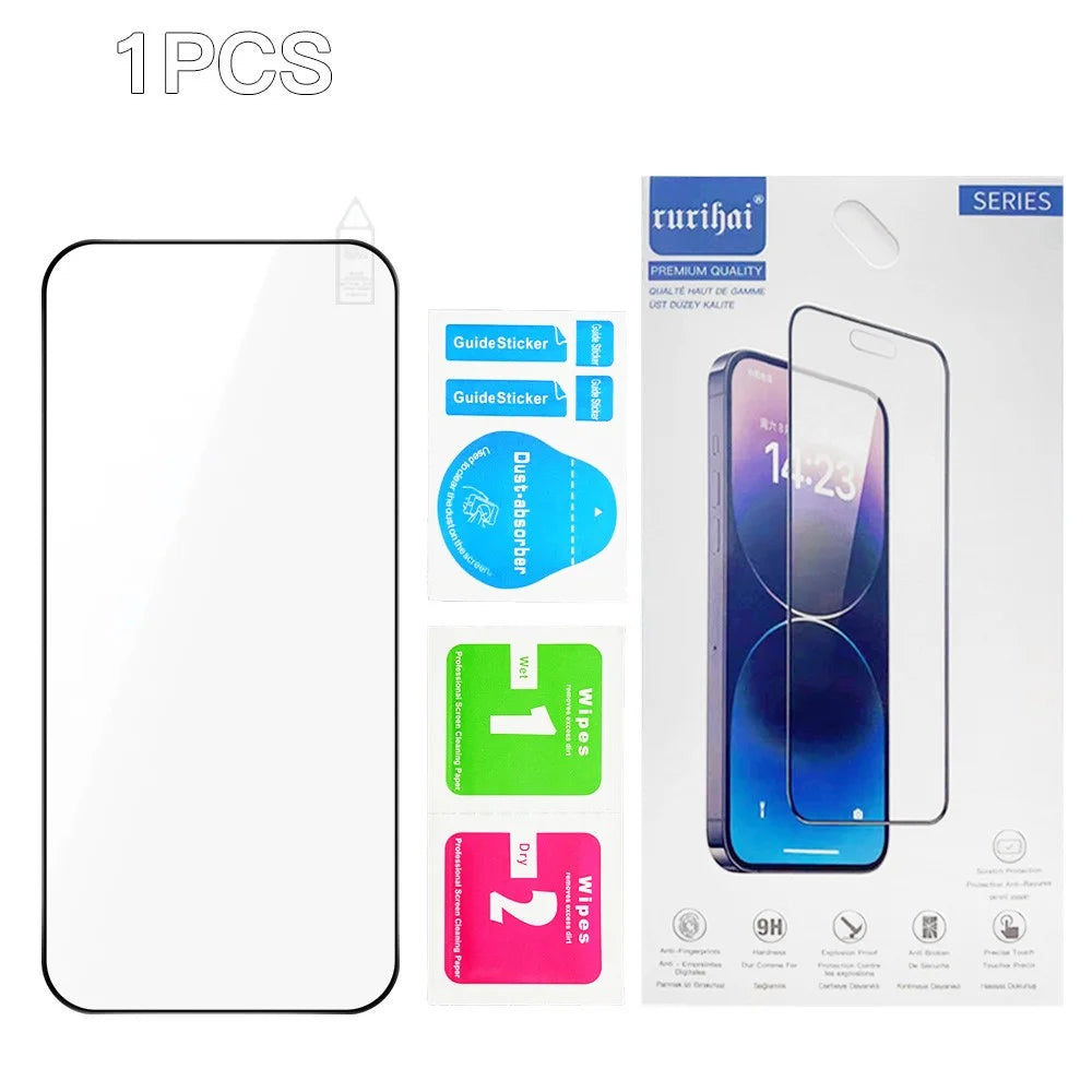 RURIHAI For Honor Magic8 5G Full Screen Protector Full Glue Secondary Hardening High Aluminium-Silicon Glass Film - 7