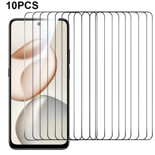 RURIHAI 10Pcs 0.26mm 2.5D Full Screen Protector for Honor X7d 4G / X7d 5G / 400 Smart 5G / 400 Smart 4G Full Glue High Aluminium-Silicon Glass Film - 1