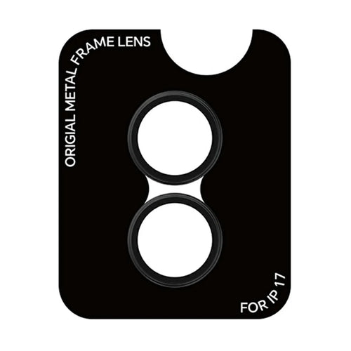 ROCK For iPhone 17 Full Coverage Camera Lens Protector Ultra Clear High Aluminium-Silicon Glass Lens Film - Black - 1