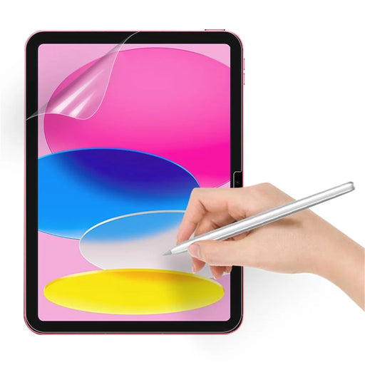 For iPad (2025) / 10.9 (2022) Paper-Like Screen Protector HD Clear High Sensitivity Full Cover PET Film - 1