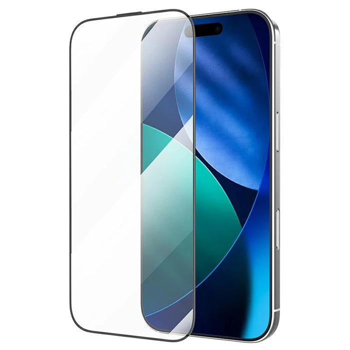 ROCK For iPhone 17 Tempered Glass Full Screen Protector Silk Printing Ultra Clear Full Glue Film - 1