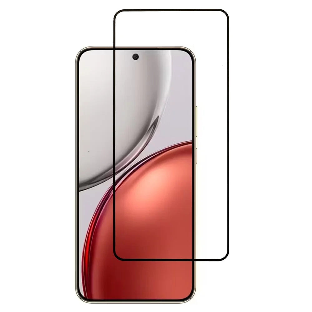 For Honor Magic8 Lite 5G / X9d 5G / X70 5G Full Screen Protector Silk Printing Full Glue HD Clear Screen Film - 1