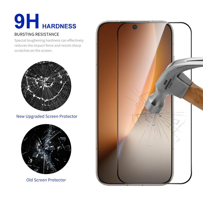 RURIHAI 10Pcs For Honor Magic8 5G Full Glue Screen Protector High Aluminium Silicon Glass Film, Ultrasonic Fingerprint Unlock - 3