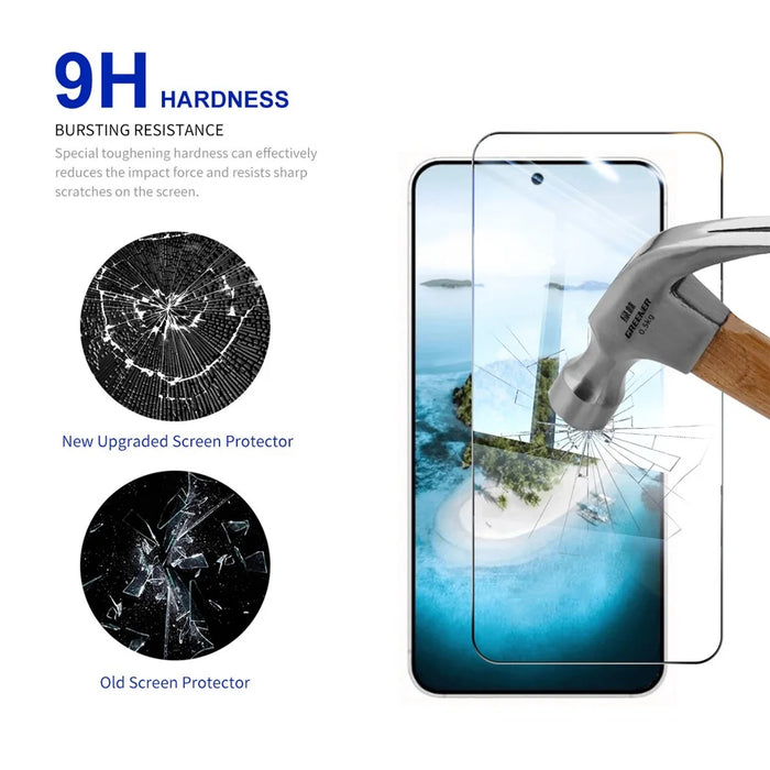 RURIHAI 10Pcs For Samsung Galaxy S26+ Full Glue Screen Protector High Aluminium Silicon Glass Film, Ultrasonic Fingerprint Unlock - 3