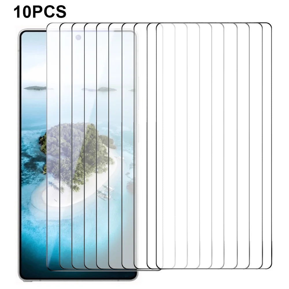 RURIHAI 10Pcs For Samsung Galaxy S26 Ultra Full Glue Screen Protector High Aluminium Silicon Glass Film, Ultrasonic Fingerprint Unlock - 1
