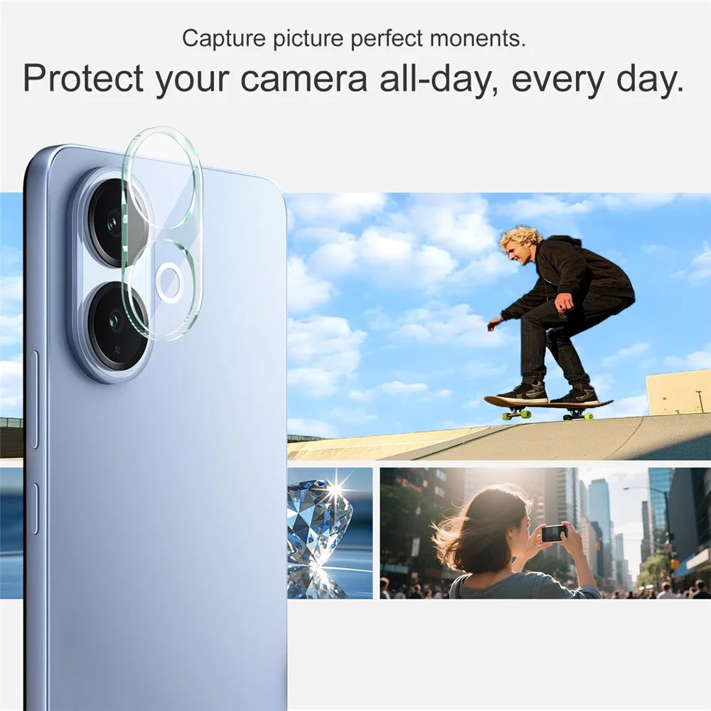 IMAK For vivo V70 Lite 5G / V60 Lite 4G / 5G Tempered Glass Full Coverage Camera Lens Protector + Acrylic Lens Cap - 4