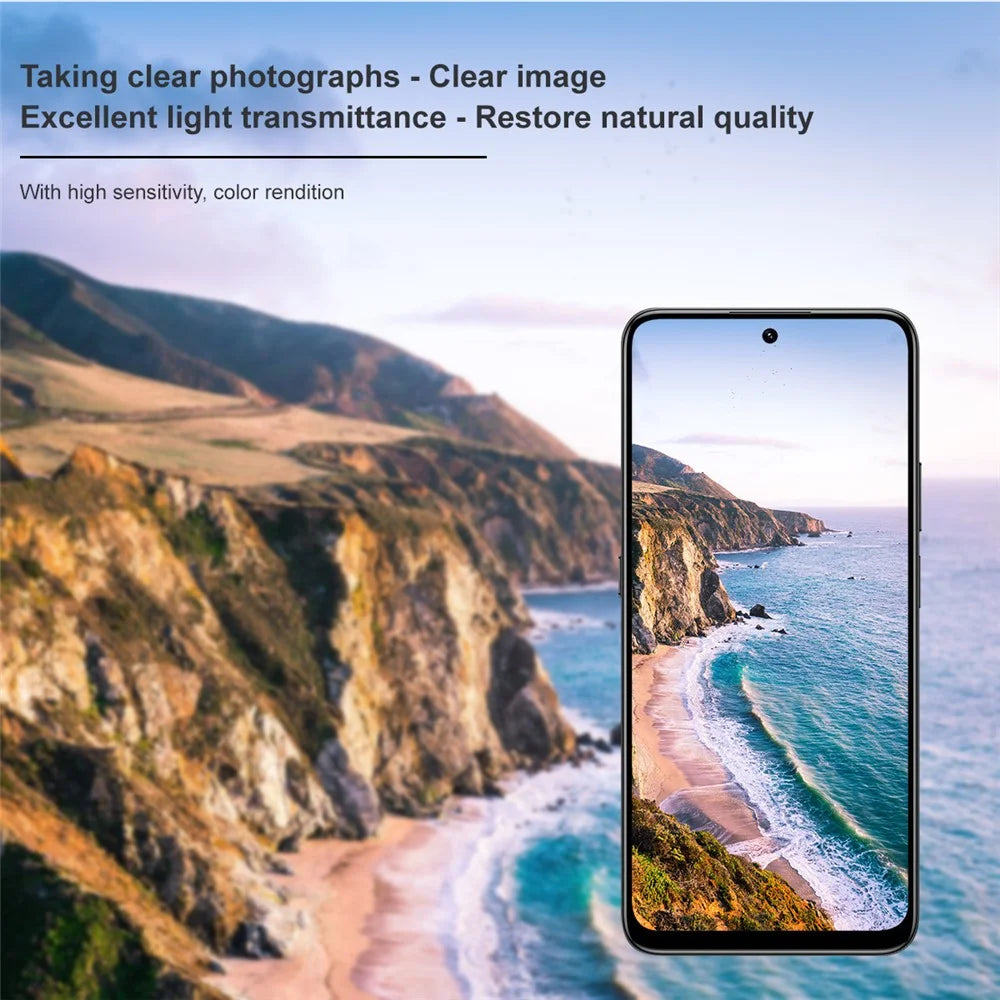IMAK Full Coverage Camera Lens Protector for Honor 400 Smart 4G / 400 Smart 5G / Play10T 5G / X7d 4G Slim Tempered Glass Lens Film - 6