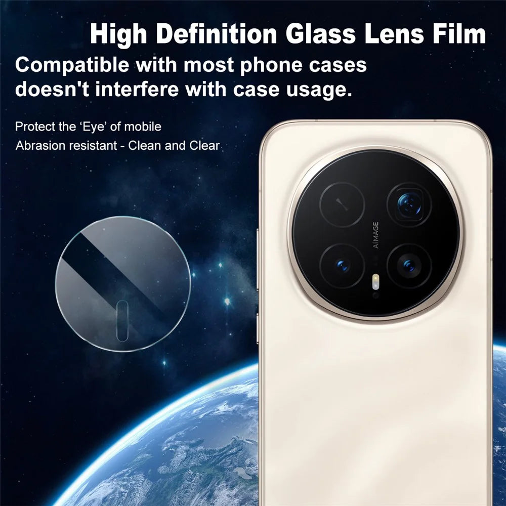 IMAK For Honor Magic8 Pro 5G Full Coverage Camera Lens Protector Slim Tempered Glass Lens Film - 2
