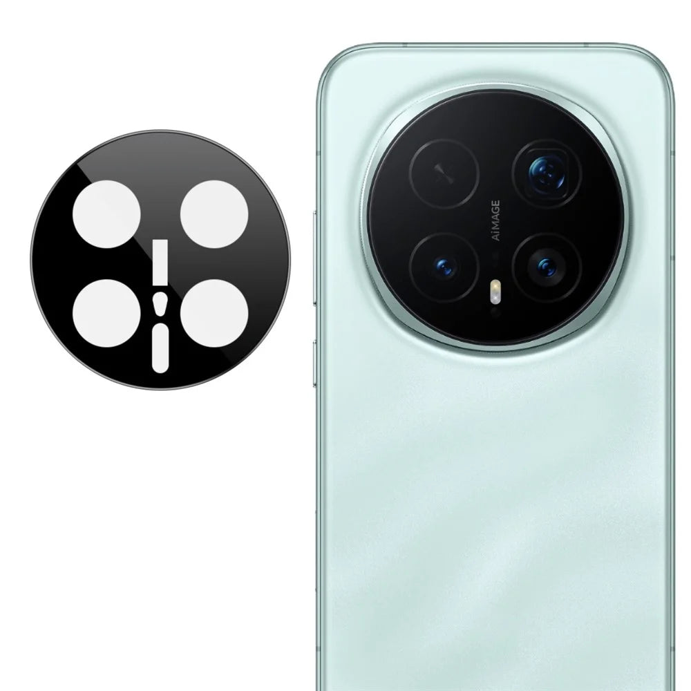 IMAK For Honor Magic8 Pro 5G Tempered Glass Full Coverage Camera Lens Protector with Self Positioning Frame (Black Version) - 1