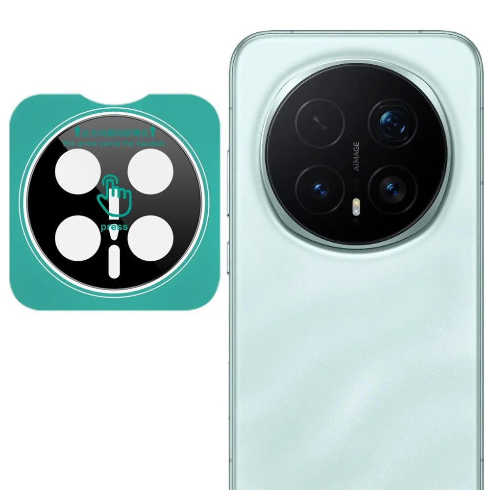 IMAK For Honor Magic8 Pro 5G Tempered Glass Full Coverage Camera Lens Protector with Self Positioning Frame (Black Version) - 2