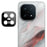 IMAK For vivo iQOO 15 5G Tempered Glass Full Coverage Camera Lens Protector with Self Positioning Frame (Black Version) - 1