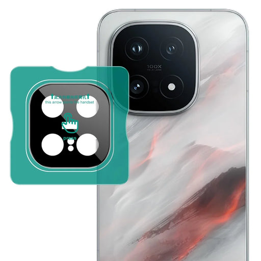IMAK For vivo iQOO 15 5G Tempered Glass Full Coverage Camera Lens Protector with Self Positioning Frame (Black Version) - 2