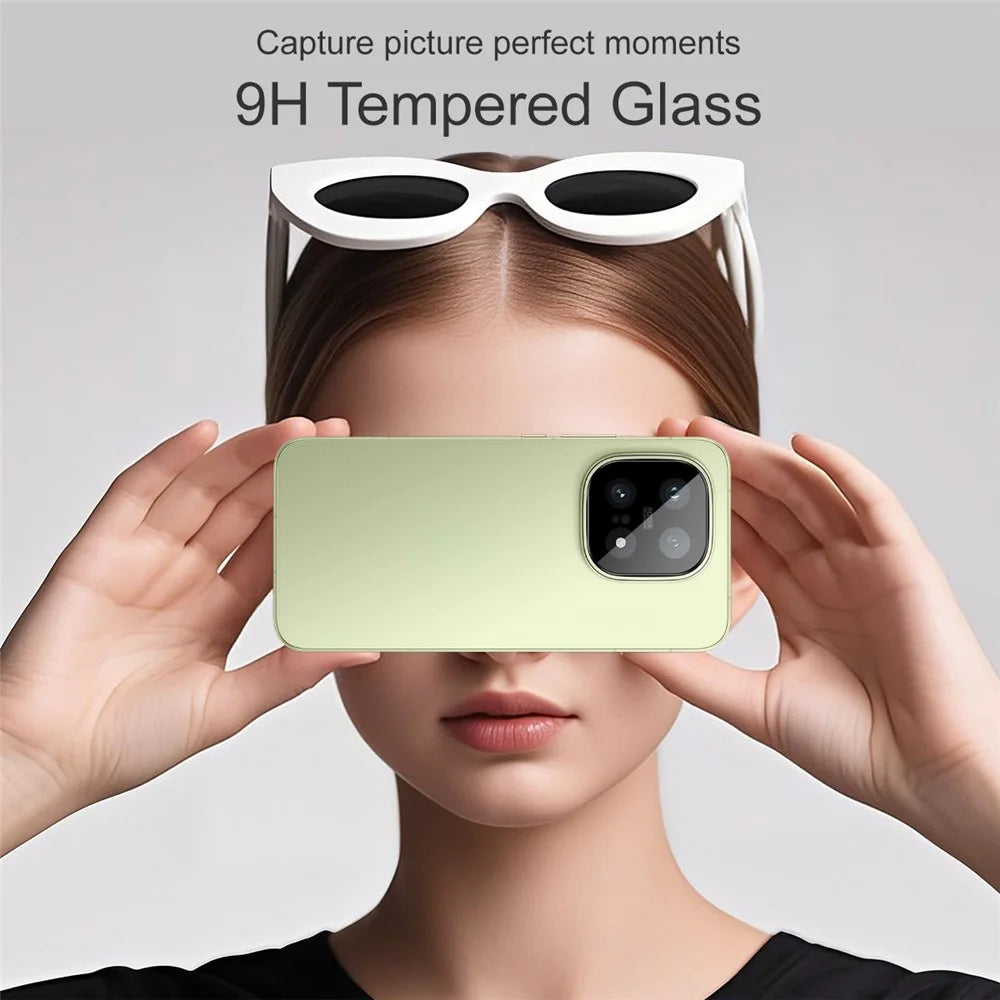 IMAK For vivo iQOO 15 5G Tempered Glass Full Coverage Camera Lens Protector with Self Positioning Frame (Black Version) - 4