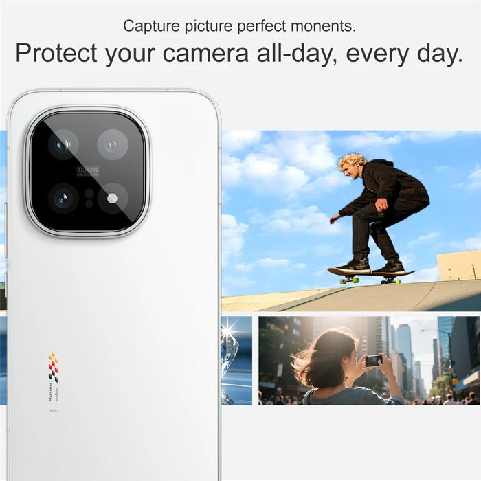 IMAK For vivo iQOO 15 5G Tempered Glass Full Coverage Camera Lens Protector with Self Positioning Frame (Black Version) - 6
