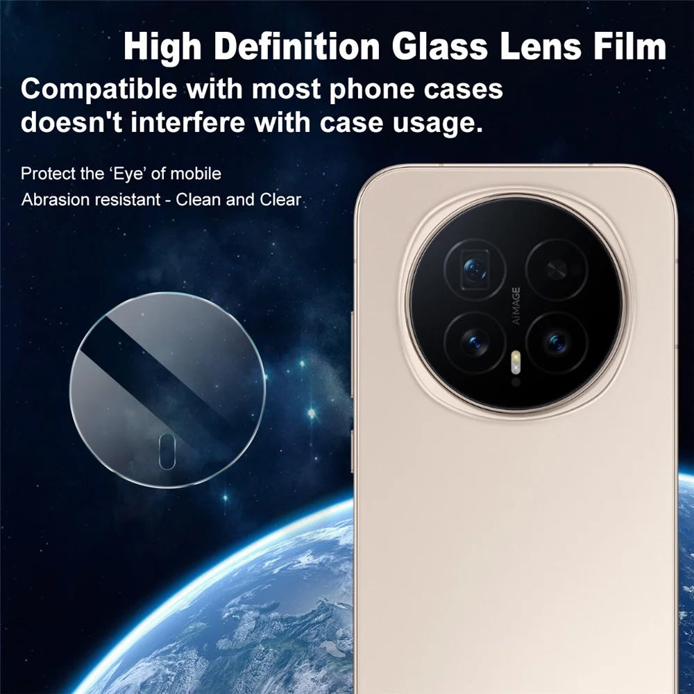 IMAK For Honor Magic8 5G Full Coverage Camera Lens Protector Slim Tempered Glass Lens Film - 2