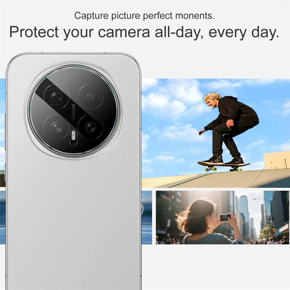 IMAK For Honor Magic8 5G Full Coverage Camera Lens Protector Slim Tempered Glass Lens Film - 5