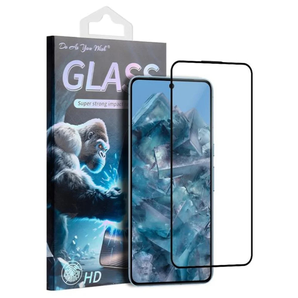 DO AS YOU WISH For Google Pixel 8 Pro Screen Protector Silk Printing Full Glue High Aluminum-silicon Glass Film - 1