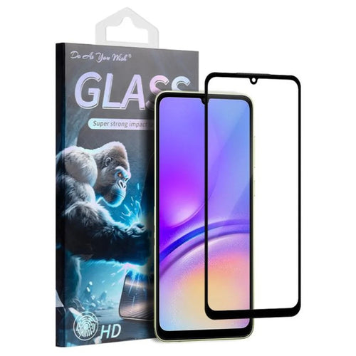 DO AS YOU WISH For Samsung Galaxy A05 4G  /  A05s 4G Screen Protector Silk Printing Full Glue High Aluminum-silicon Glass Film - 1
