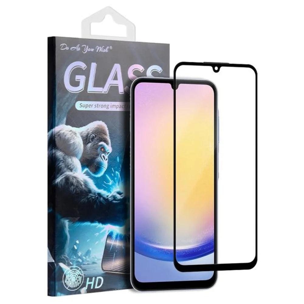 DO AS YOU WISH Screen Protector For Samsung Galaxy A25 5G (Global) (161mm)  /  A15 5G  /  A15 4G Silk Printing Full Glue High Aluminum-silicon Glass Film - 1
