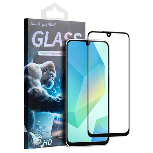 DO AS YOU WISH For Samsung Galaxy A16 5G  /  4G Screen Protector Silk Printing Full Glue High Aluminum-silicon Glass Film - 1