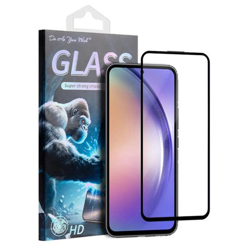 DO AS YOU WISH For Samsung Galaxy A54 5G Screen Protector Silk Printing Full Glue High Aluminum-silicon Glass Film - 1