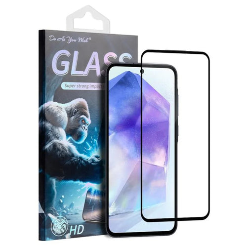 DO AS YOU WISH For Samsung Galaxy A55 5G Screen Protector Silk Printing Full Glue High Aluminum-silicon Glass Film - 1