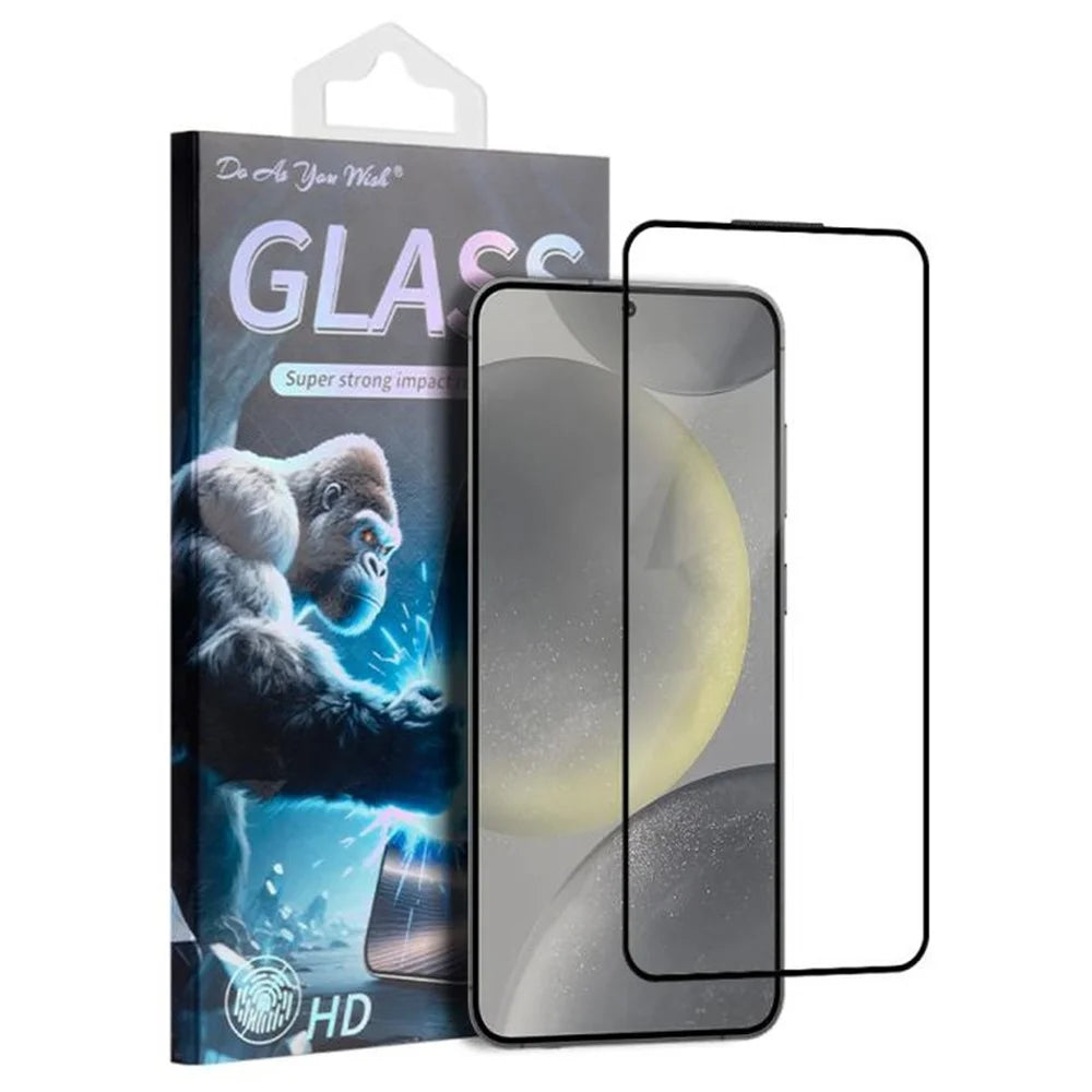 DO AS YOU WISH For Samsung Galaxy S24 Screen Protector Silk Printing Full Glue High Aluminum-silicon Glass Film - 1