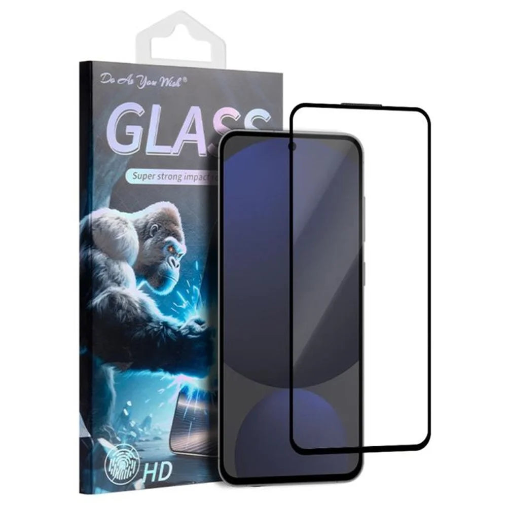 DO AS YOU WISH For Samsung Galaxy S24 FE Screen Protector Silk Printing Full Glue High Aluminum-silicon Glass Film - 1