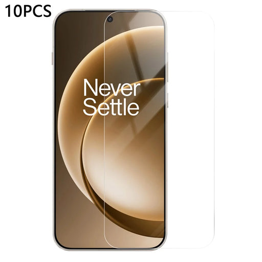 RURIHAI 10Pcs for OnePlus 15 5G 0.18mm Screen Protector HD Clear Full Glue High Aluminium-silicon Glass Film (Fingerprint Unlock) (NOT Complete Covering) - 1