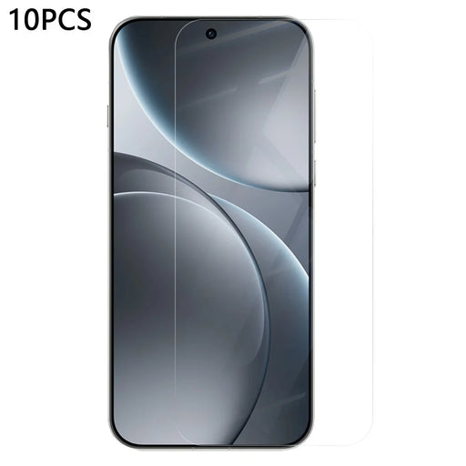 RURIHAI 10Pcs for Oppo Find X9 Pro 5G 0.18mm Screen Protector HD Clear Full Glue High Aluminium-silicon Glass Film (Fingerprint Unlock) (NOT Complete Covering) - 1