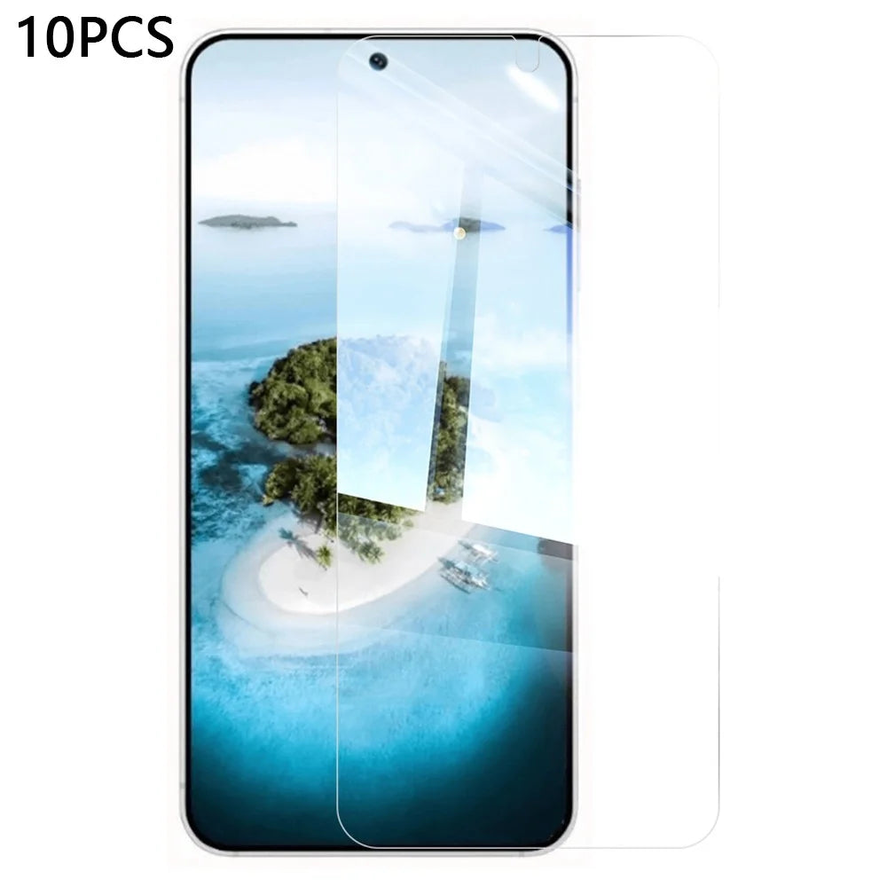 RURIHAI 10Pcs for Samsung Galaxy S26+ 0.18mm Screen Protector HD Clear Full Glue High Aluminium-silicon Glass Film (Fingerprint Unlock) (NOT Complete Covering) - 1