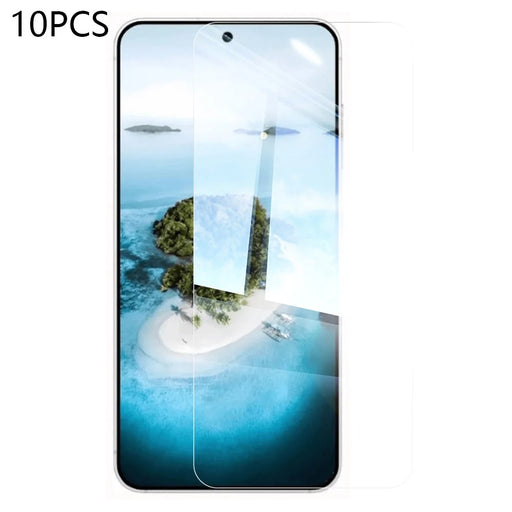 RURIHAI 10Pcs for Samsung Galaxy S26 0.18mm Screen Protector HD Clear Full Glue High Aluminium-silicon Glass Film (Fingerprint Unlock) (NOT Complete Covering) - 1