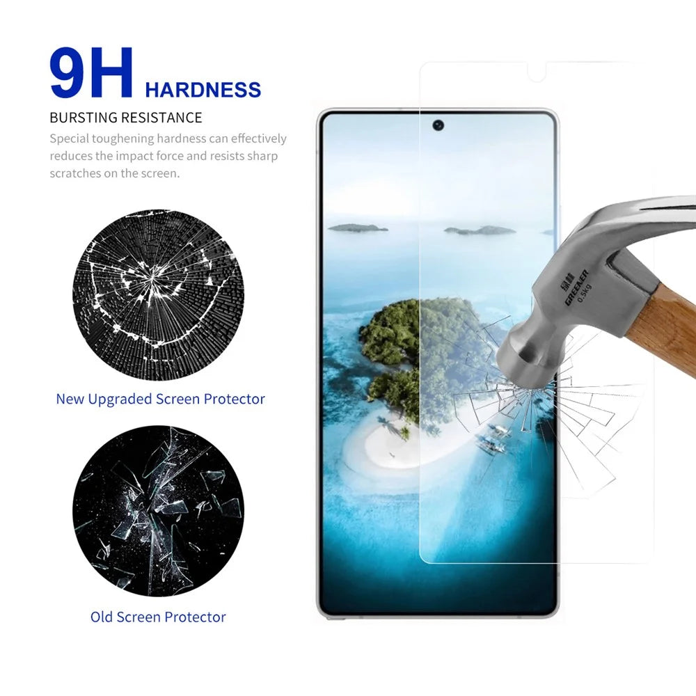 RURIHAI 10Pcs for Samsung Galaxy S26 Ultra 0.18mm Screen Protector HD Clear Full Glue High Aluminium-silicon Glass Film (Fingerprint Unlock) (NOT Complete Covering) - 3