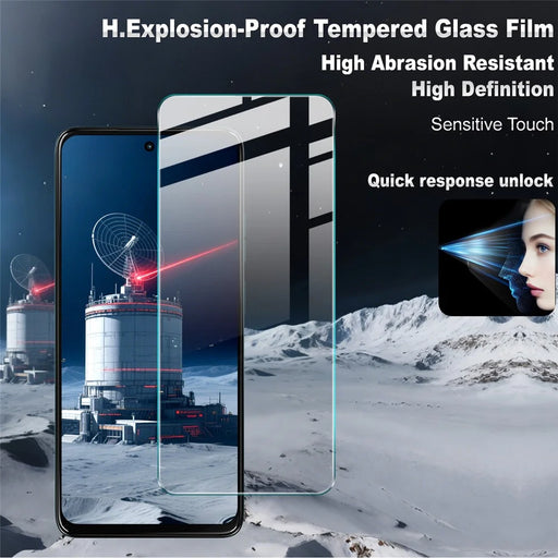 IMAK H Series For Motorola Moto G100 5G (2025) / G100s 5G Tempered Glass Screen Protector Shatter-Proof Protection (Not Complete Coverage) - 2
