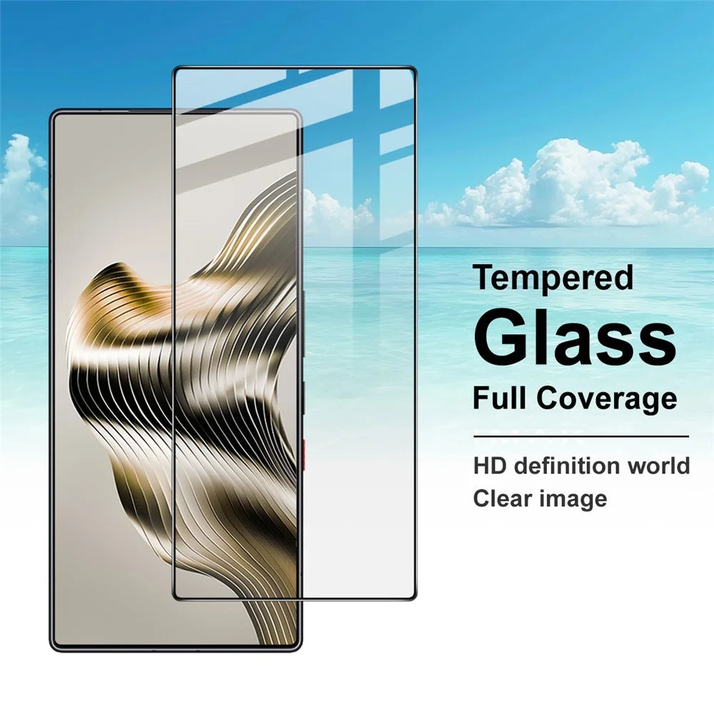 IMAK Pro+ Series For ZTE nubia Z80 Ultra 5G Screen Protector Full Coverage Tempered Glass Film (Fingerprint Unlock) - 3